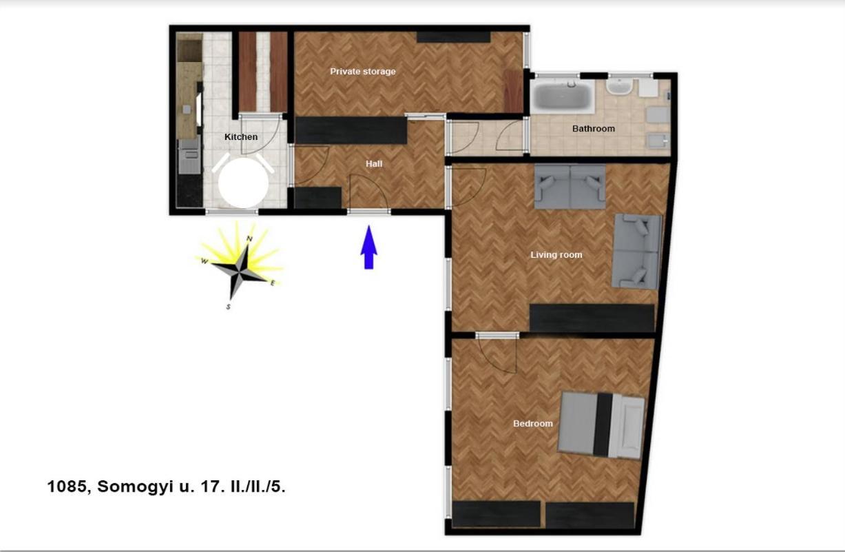 Hi!5 Spacious Apartment Budapest Palotanegyed Kültér fotó